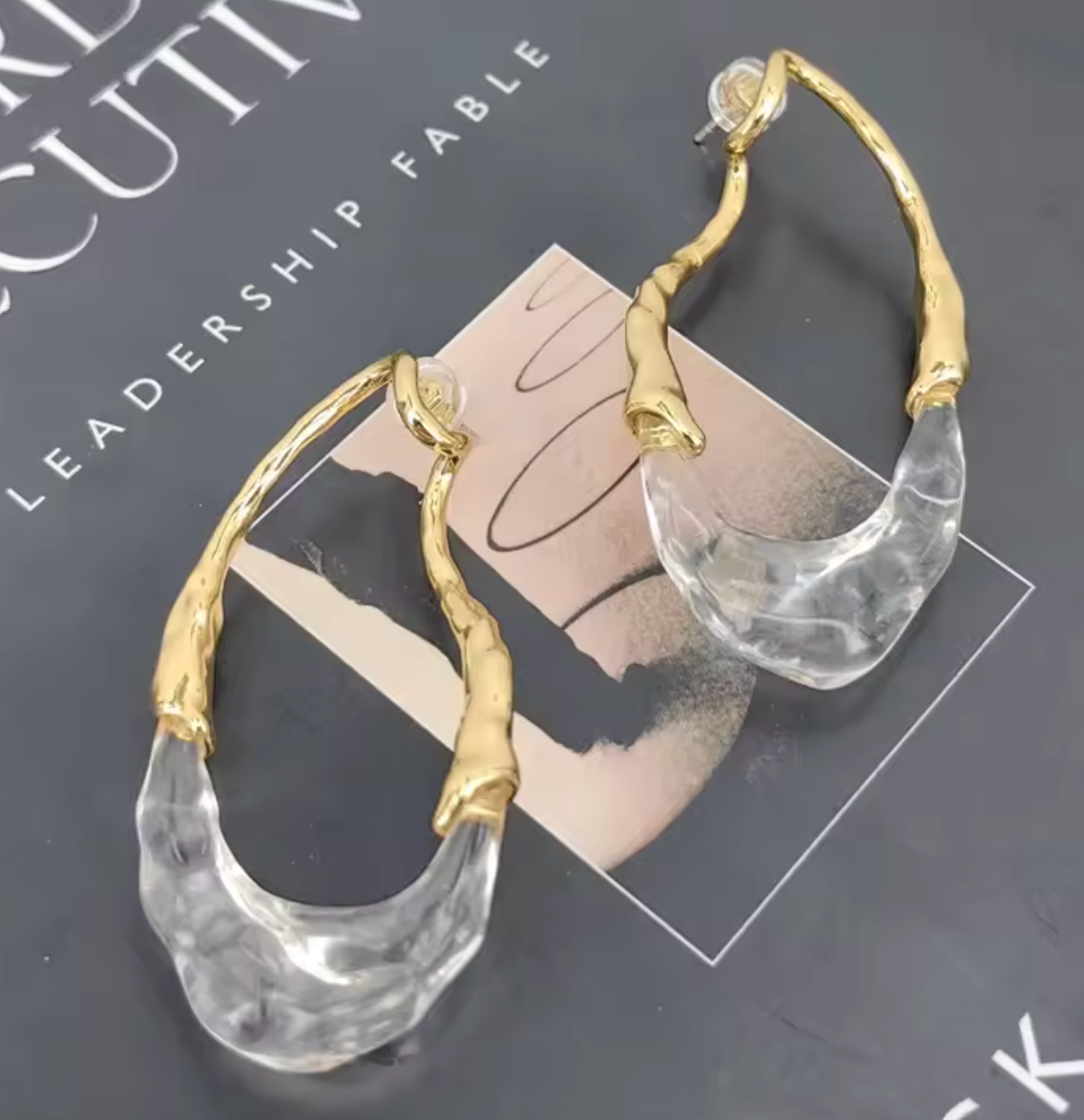 Luxury U-Shape Chunky Earrings