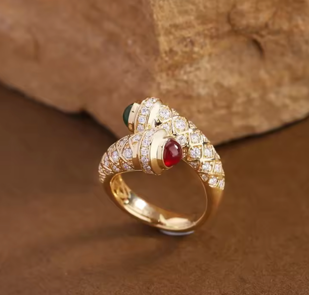 French Retro Glaze Ring